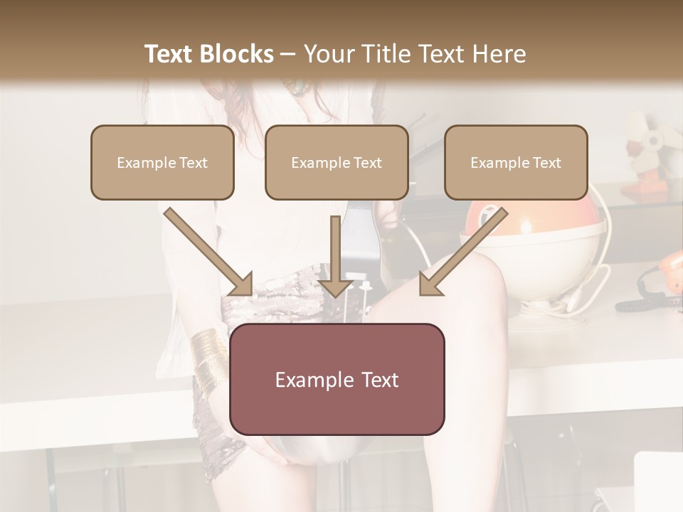 Interior Fashion Legs PowerPoint Template