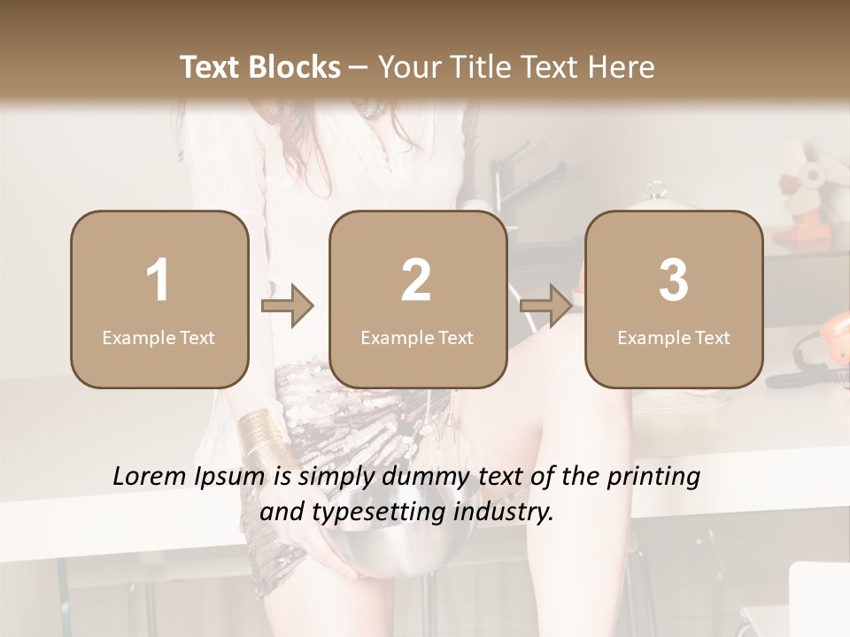 Interior Fashion Legs PowerPoint Template