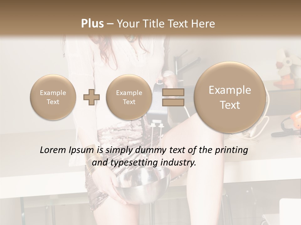 Interior Fashion Legs PowerPoint Template