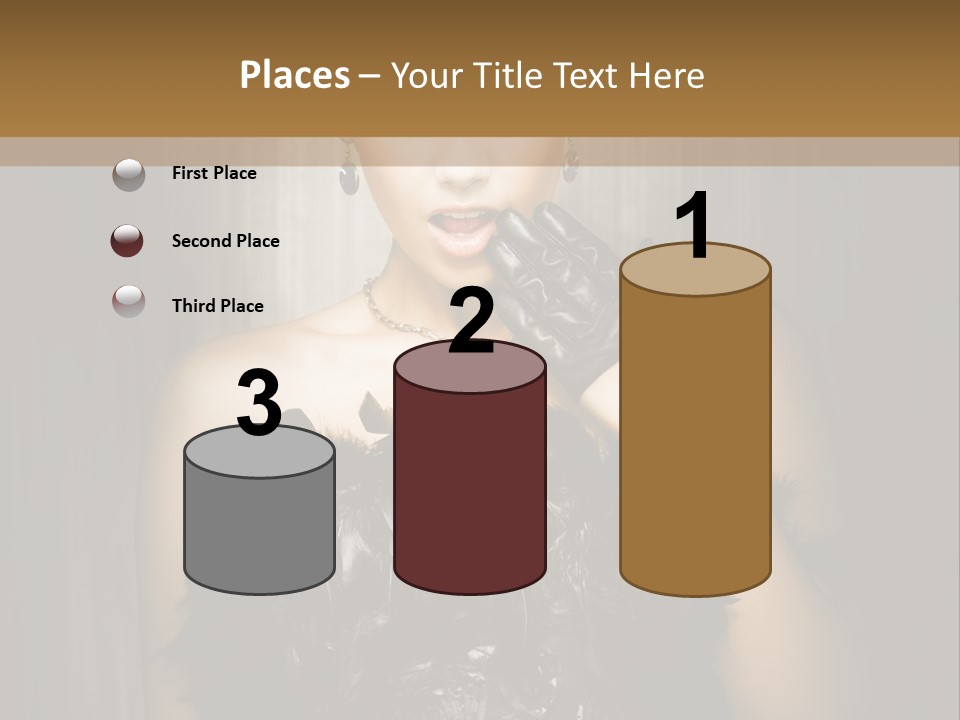 Carbaret Red Lady PowerPoint Template