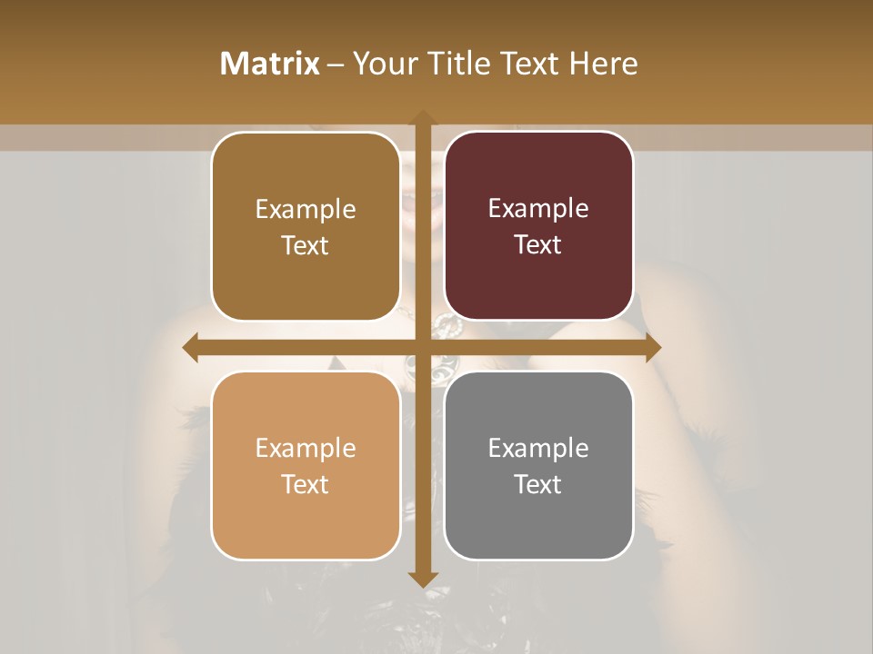 Carbaret Red Lady PowerPoint Template