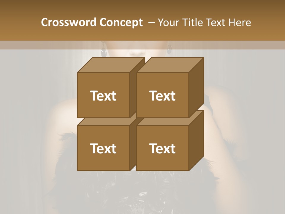 Carbaret Red Lady PowerPoint Template