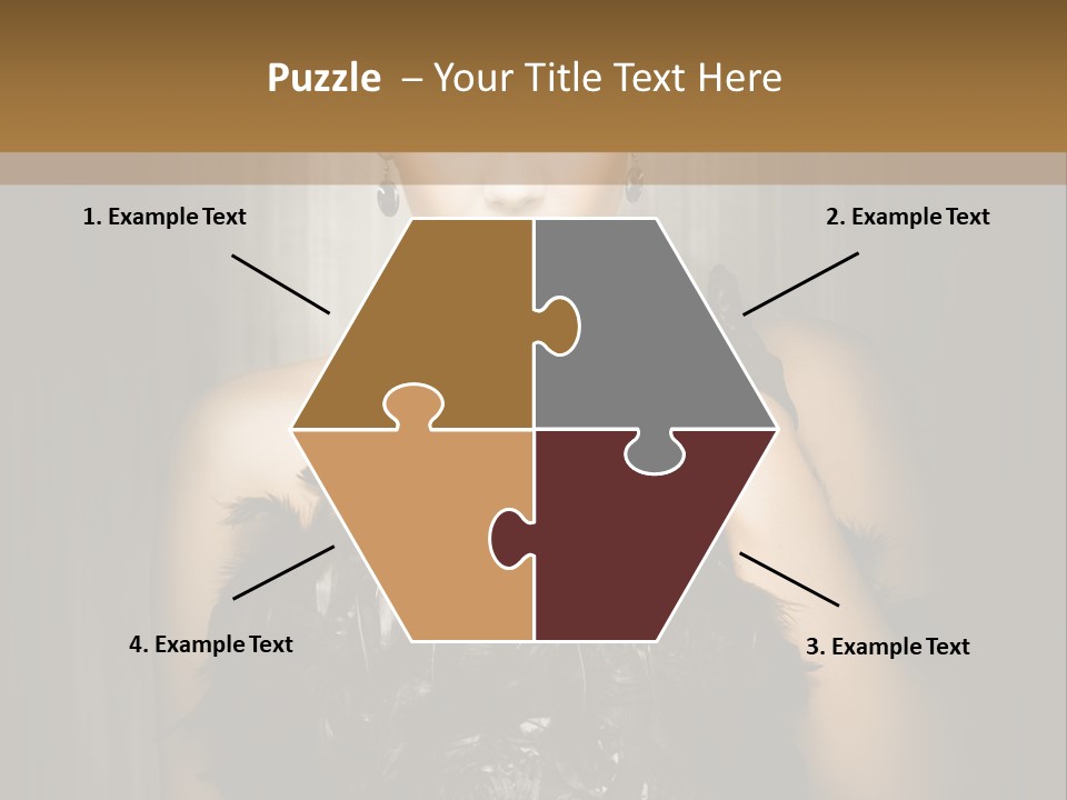 Carbaret Red Lady PowerPoint Template