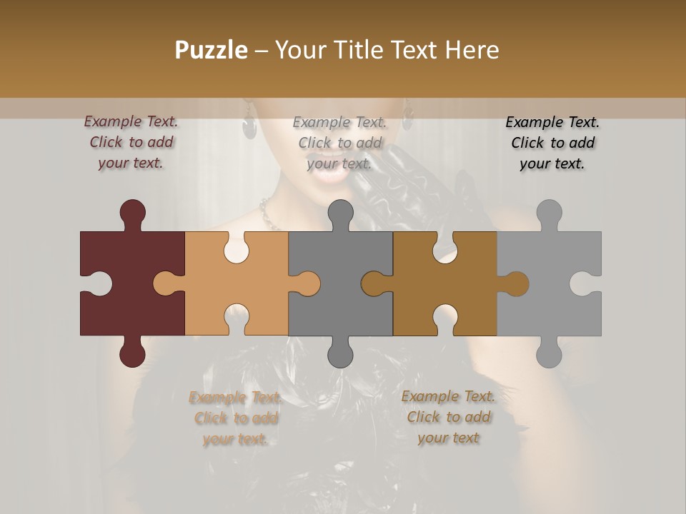 Carbaret Red Lady PowerPoint Template