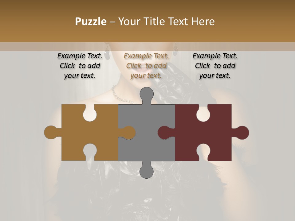 Carbaret Red Lady PowerPoint Template