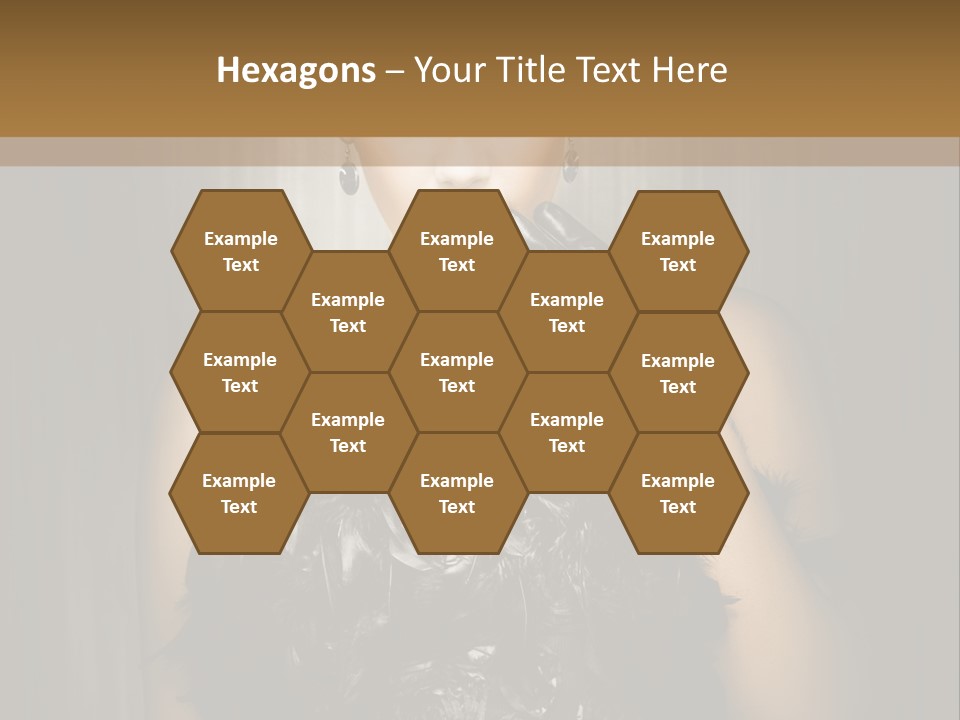 Carbaret Red Lady PowerPoint Template