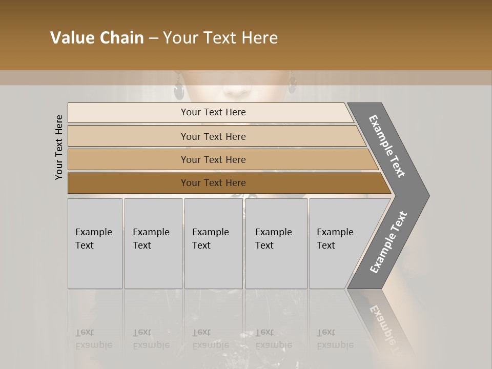 Carbaret Red Lady PowerPoint Template