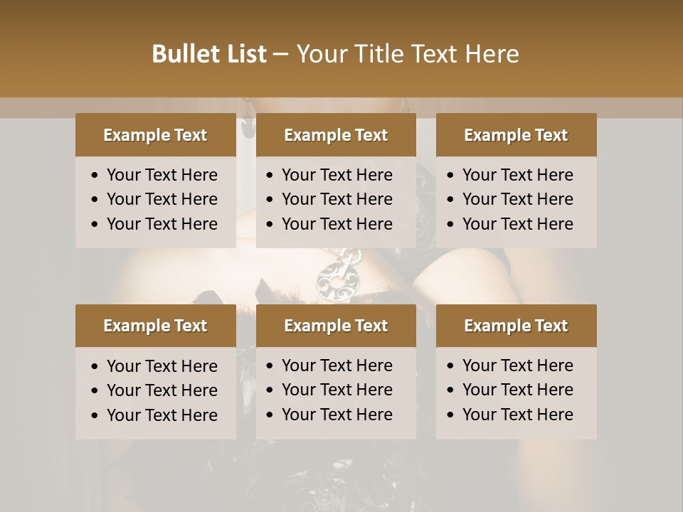 Carbaret Red Lady PowerPoint Template