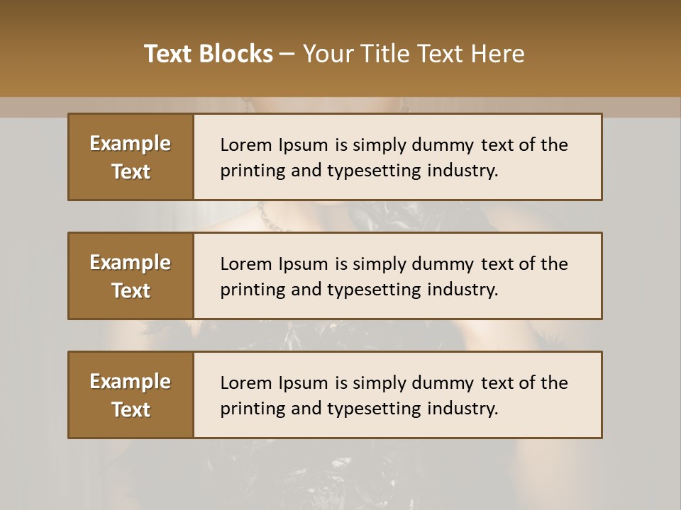 Carbaret Red Lady PowerPoint Template