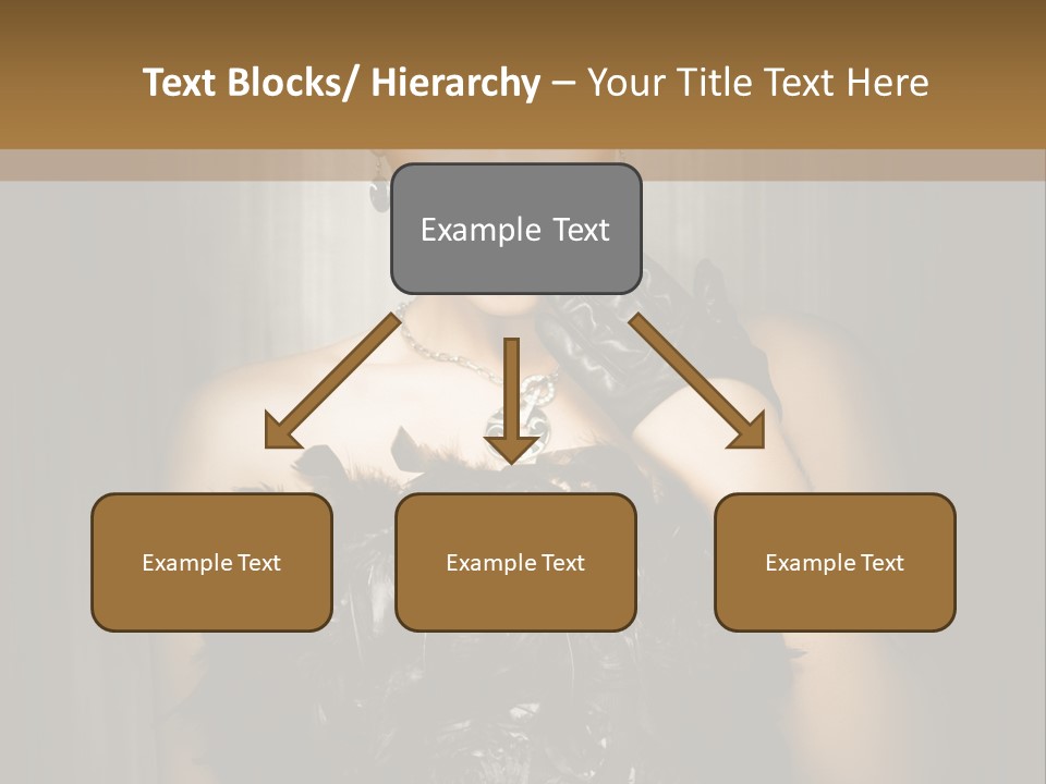 Carbaret Red Lady PowerPoint Template