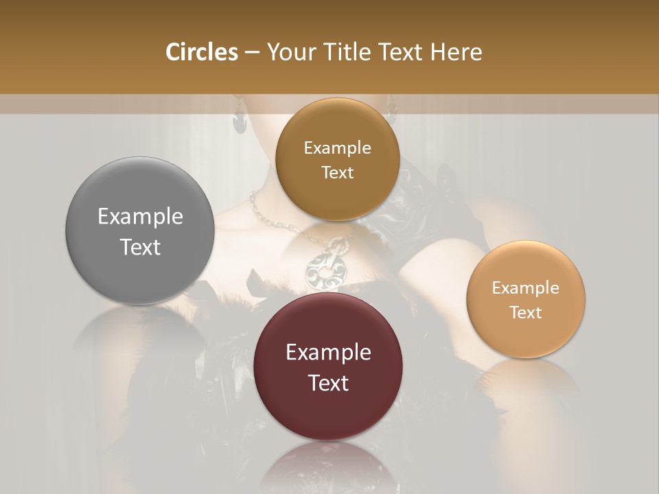 Carbaret Red Lady PowerPoint Template