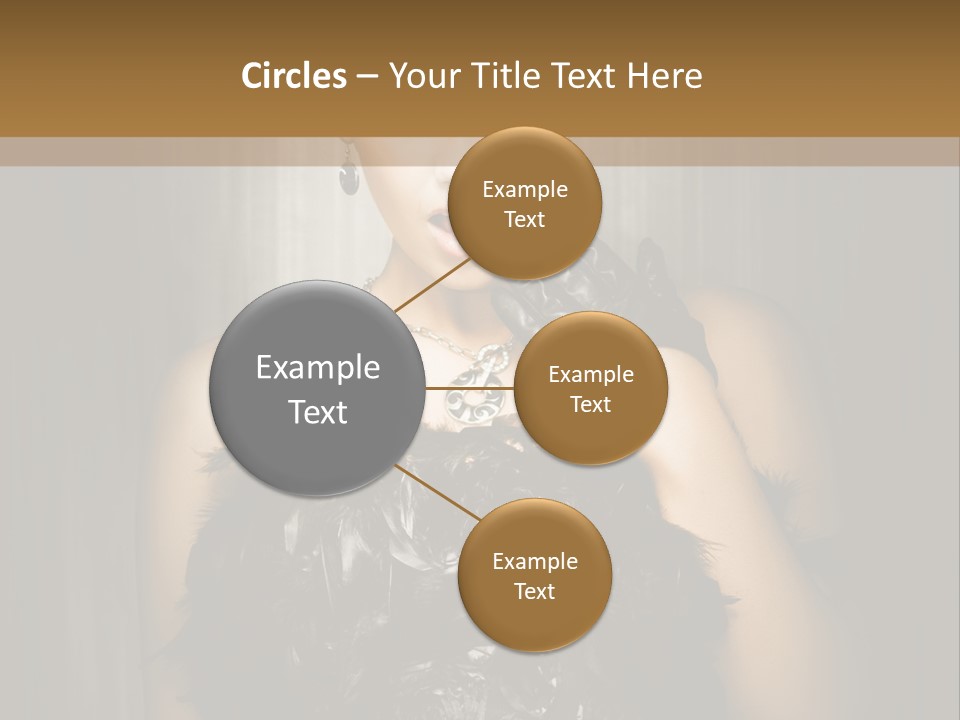 Carbaret Red Lady PowerPoint Template