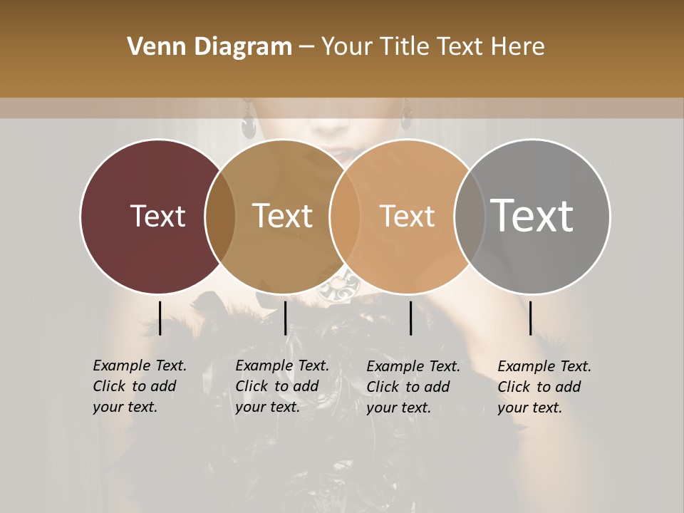 Carbaret Red Lady PowerPoint Template