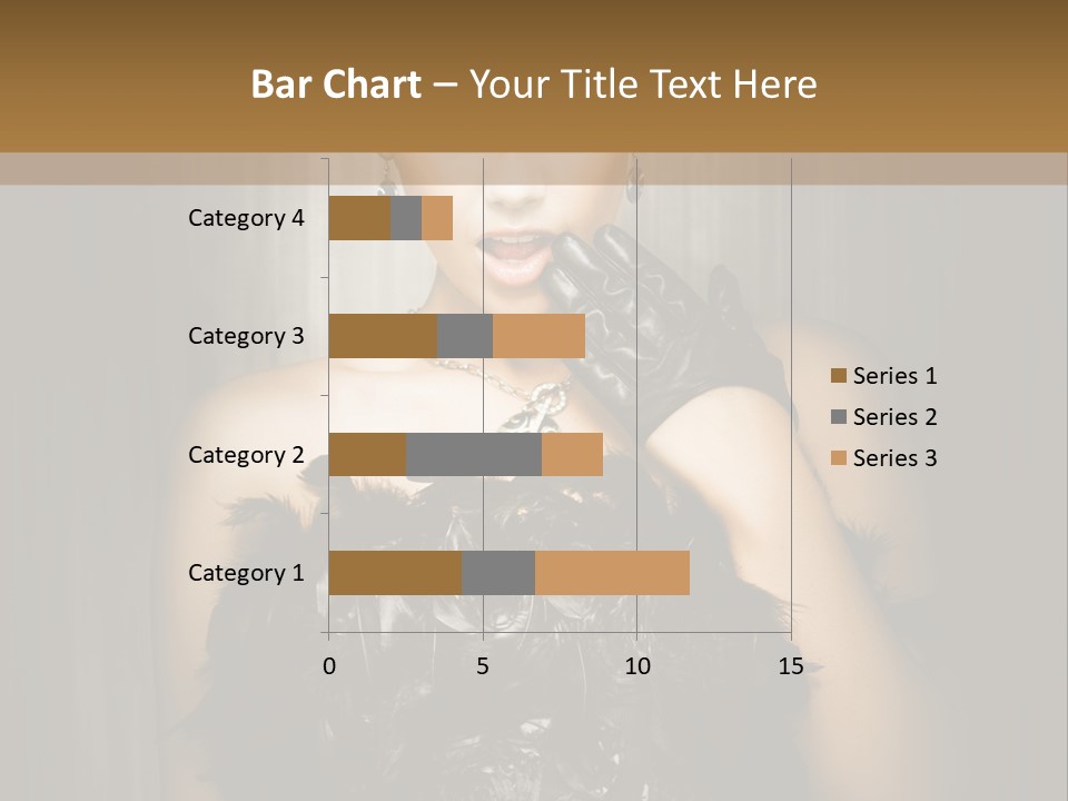 Carbaret Red Lady PowerPoint Template