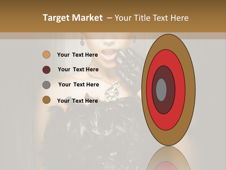 Carbaret Red Lady PowerPoint Template