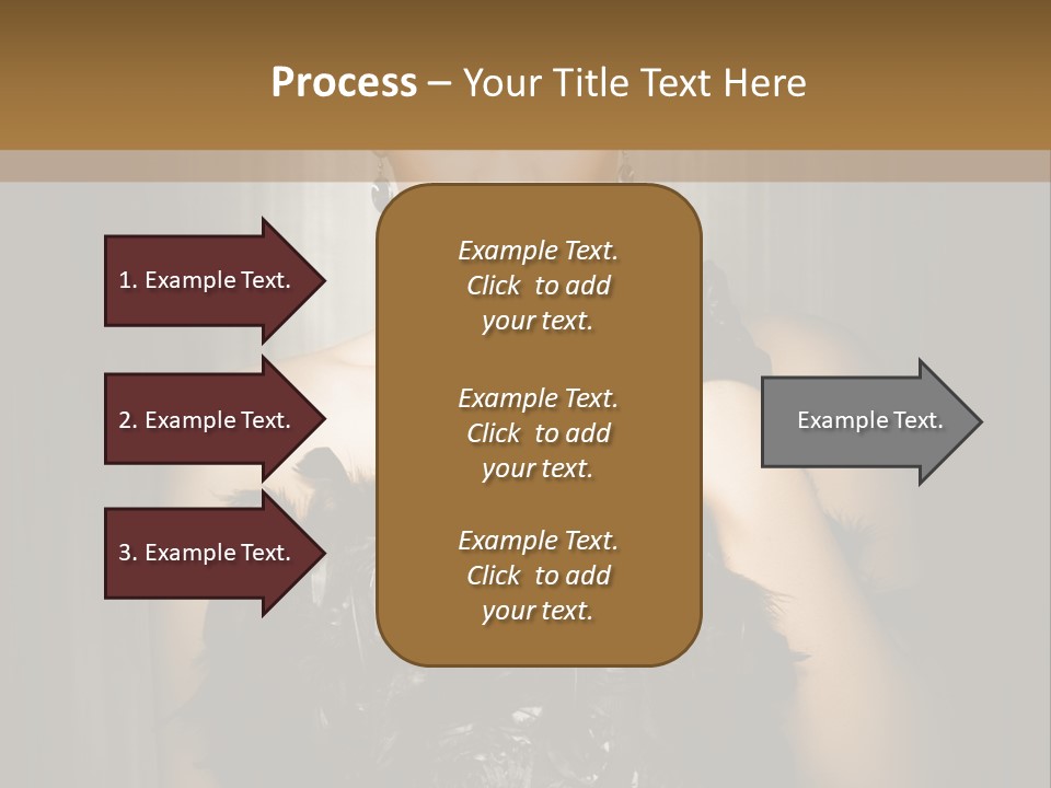 Carbaret Red Lady PowerPoint Template