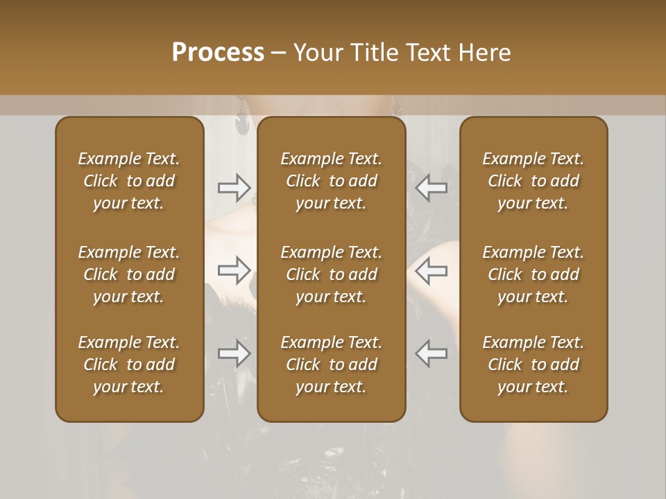 Carbaret Red Lady PowerPoint Template