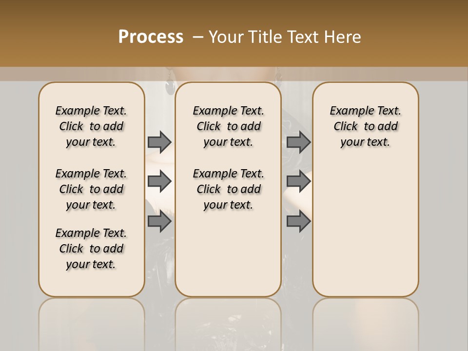 Carbaret Red Lady PowerPoint Template