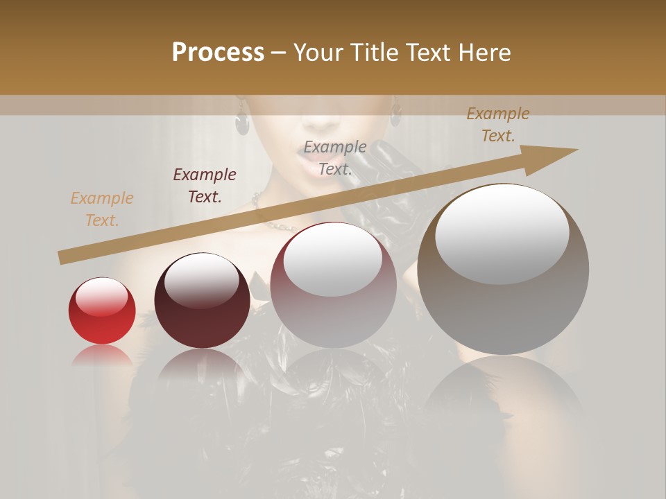 Carbaret Red Lady PowerPoint Template