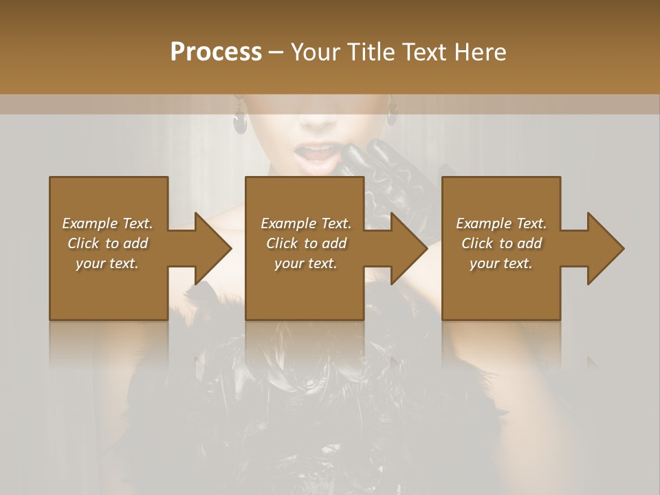 Carbaret Red Lady PowerPoint Template