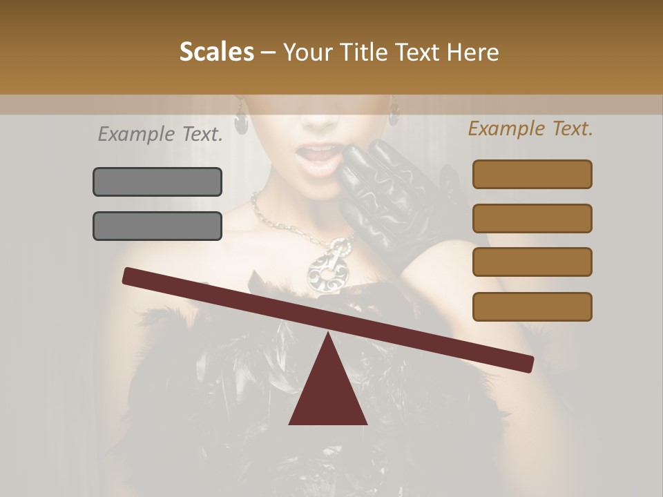 Carbaret Red Lady PowerPoint Template