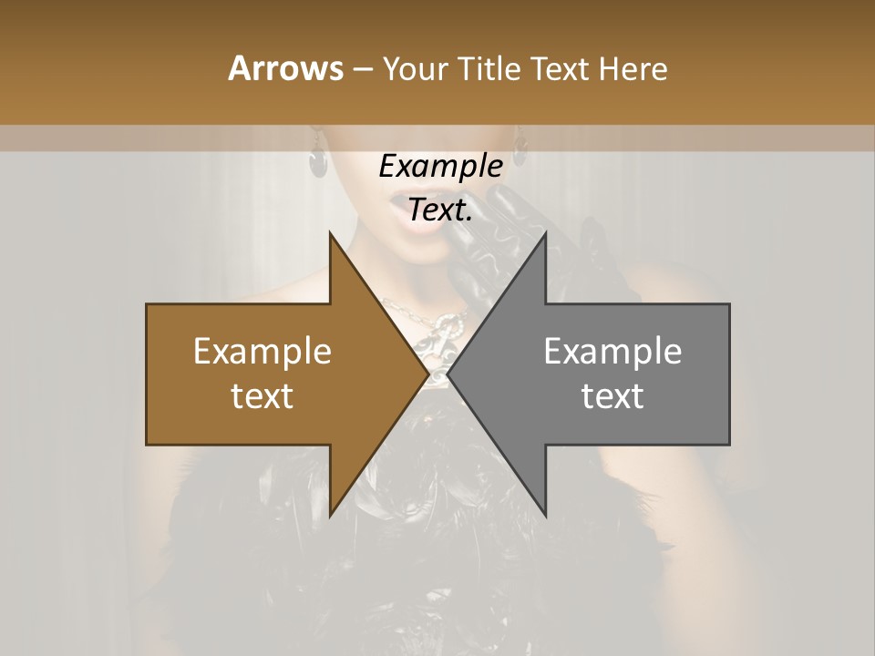 Carbaret Red Lady PowerPoint Template