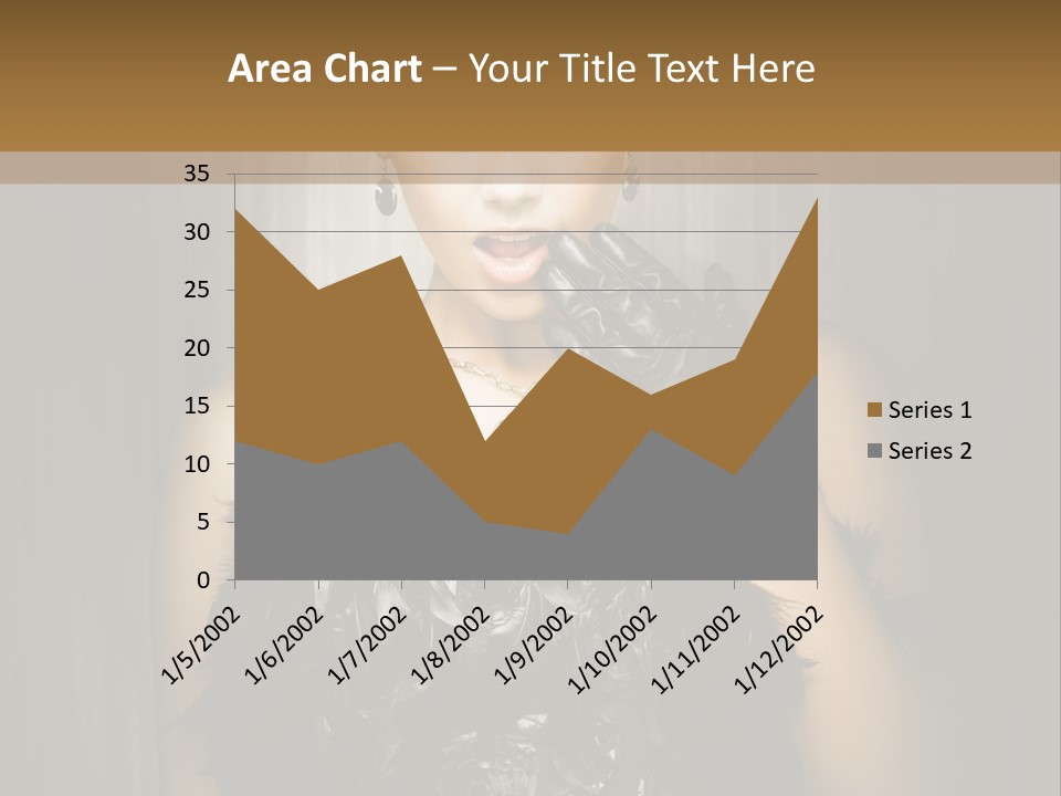 Carbaret Red Lady PowerPoint Template