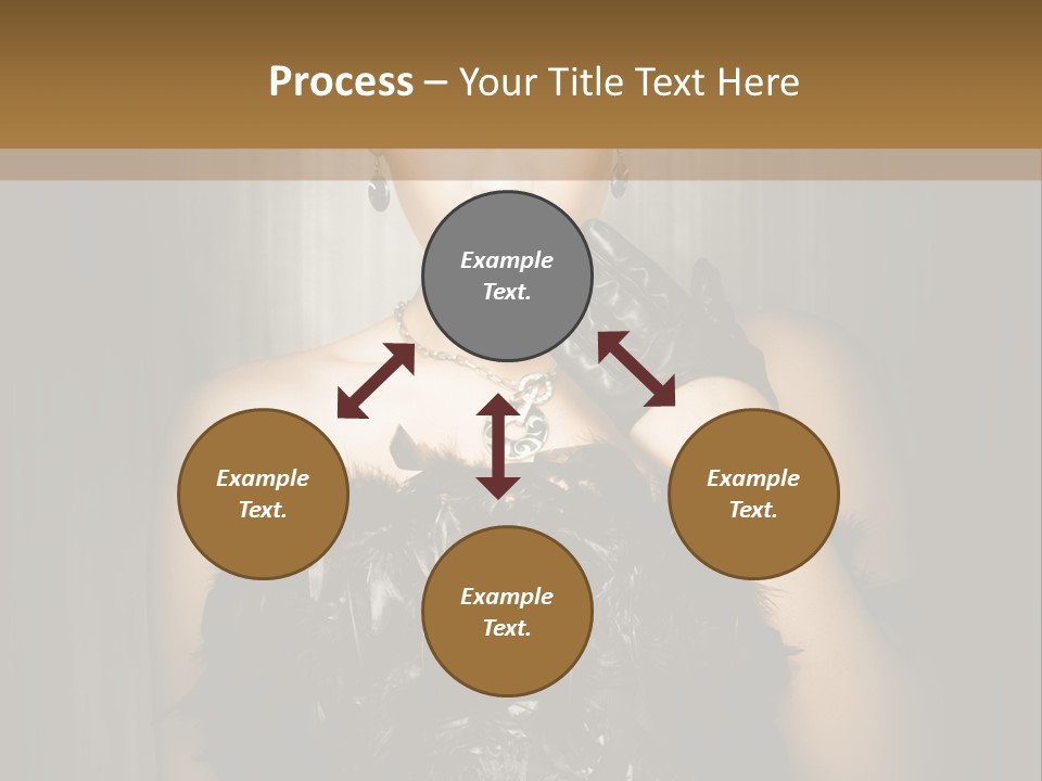 Carbaret Red Lady PowerPoint Template