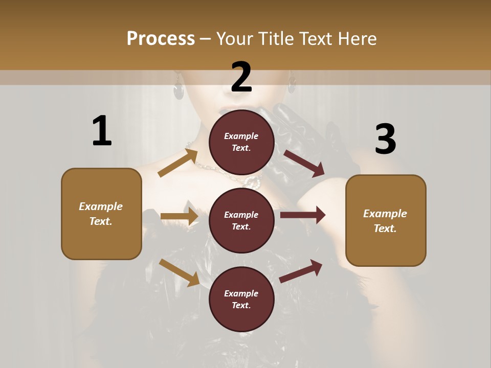 Carbaret Red Lady PowerPoint Template