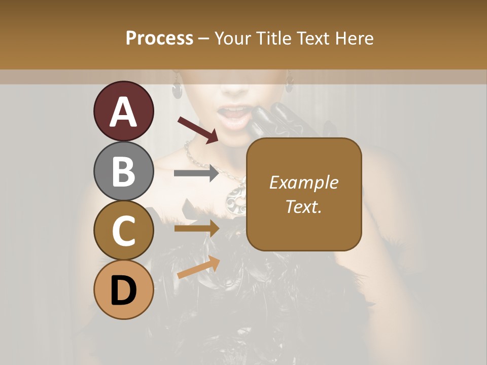Carbaret Red Lady PowerPoint Template