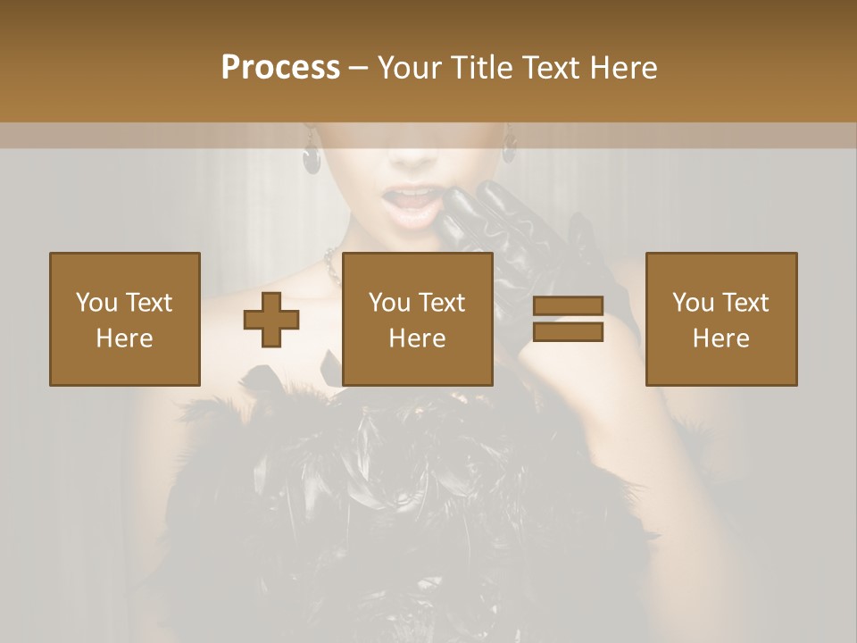 Carbaret Red Lady PowerPoint Template