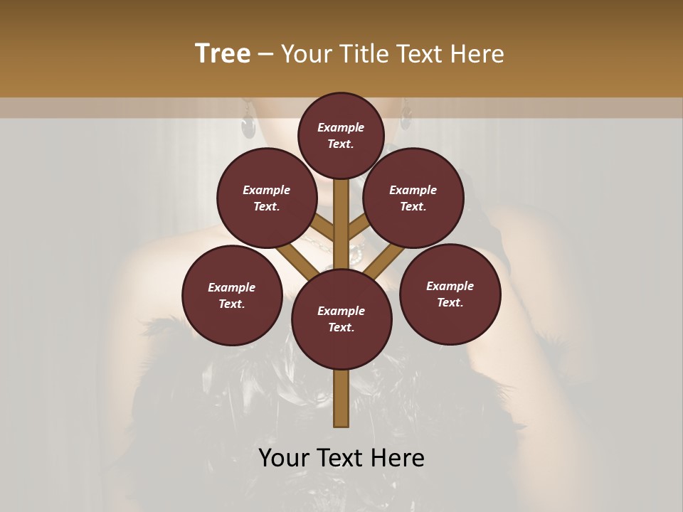Carbaret Red Lady PowerPoint Template
