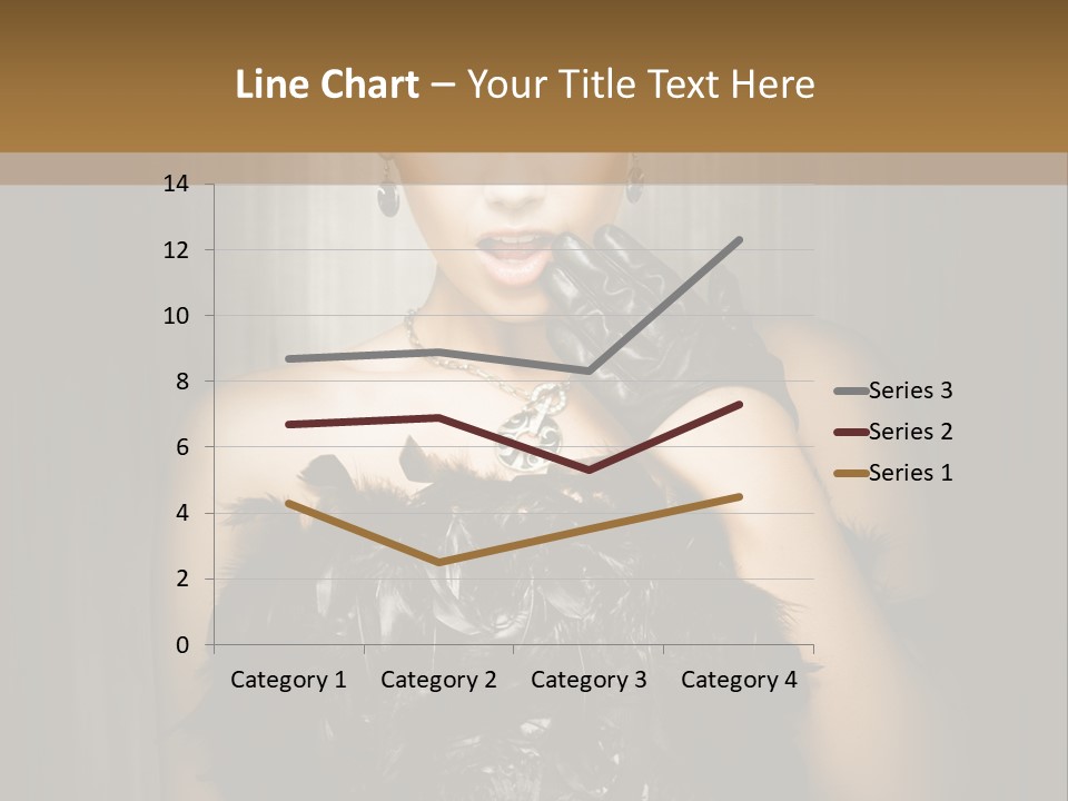 Carbaret Red Lady PowerPoint Template