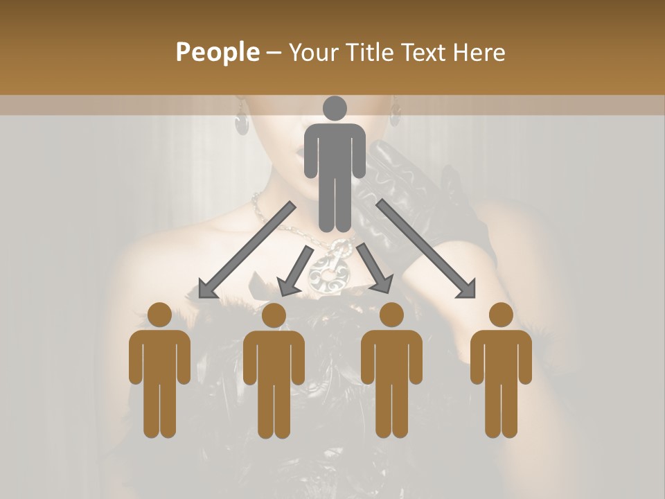 Carbaret Red Lady PowerPoint Template