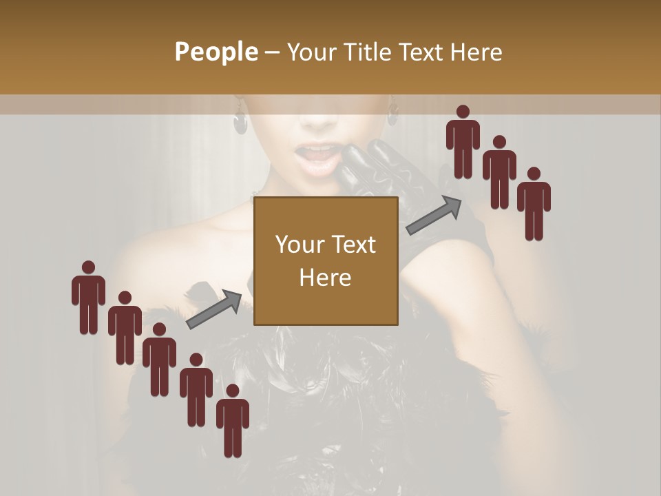 Carbaret Red Lady PowerPoint Template