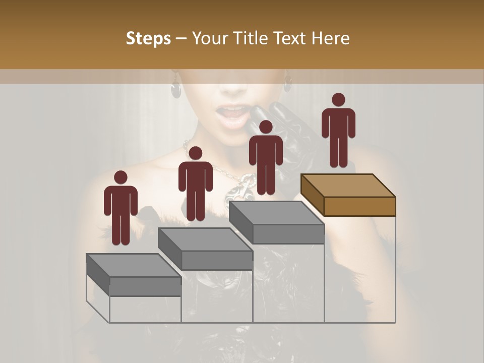 Carbaret Red Lady PowerPoint Template