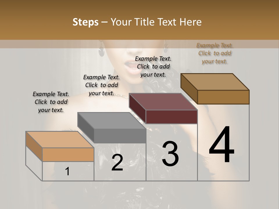 Carbaret Red Lady PowerPoint Template