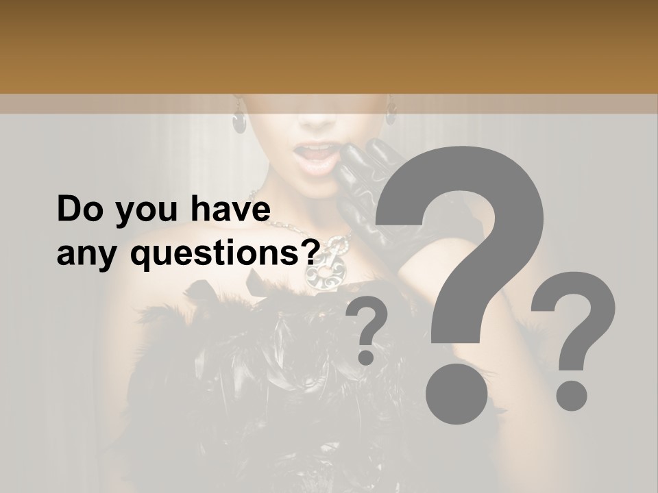 Carbaret Red Lady PowerPoint Template