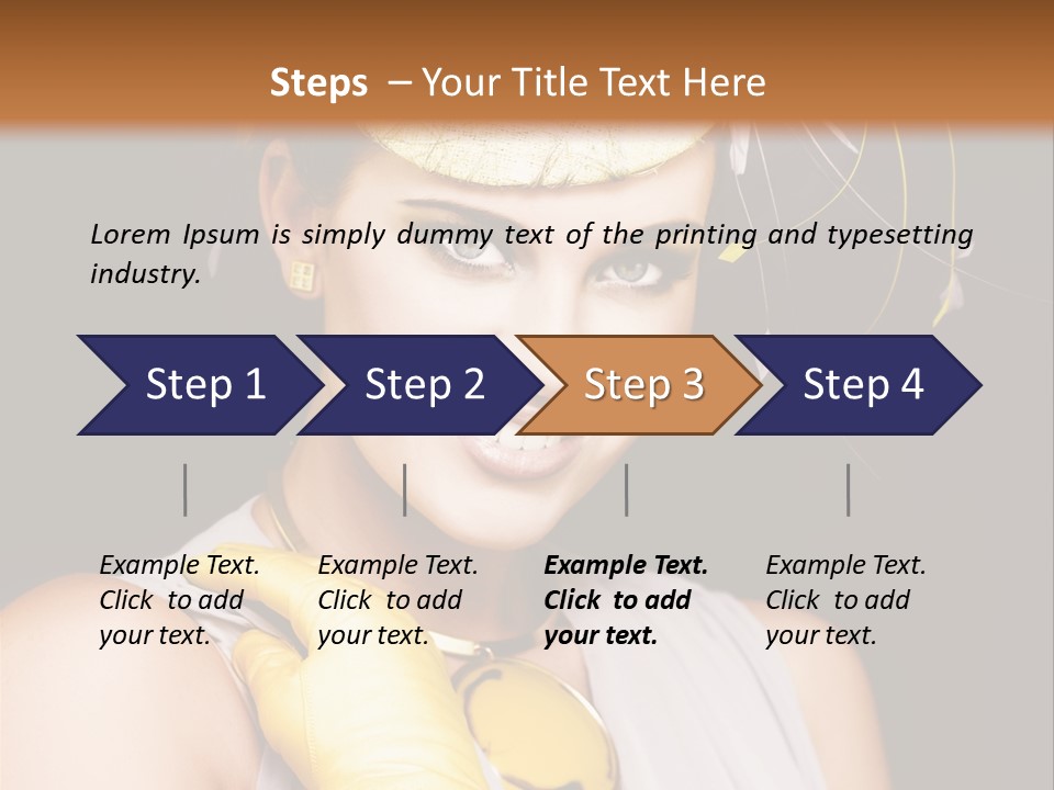 Beautiful Posing Elite PowerPoint Template