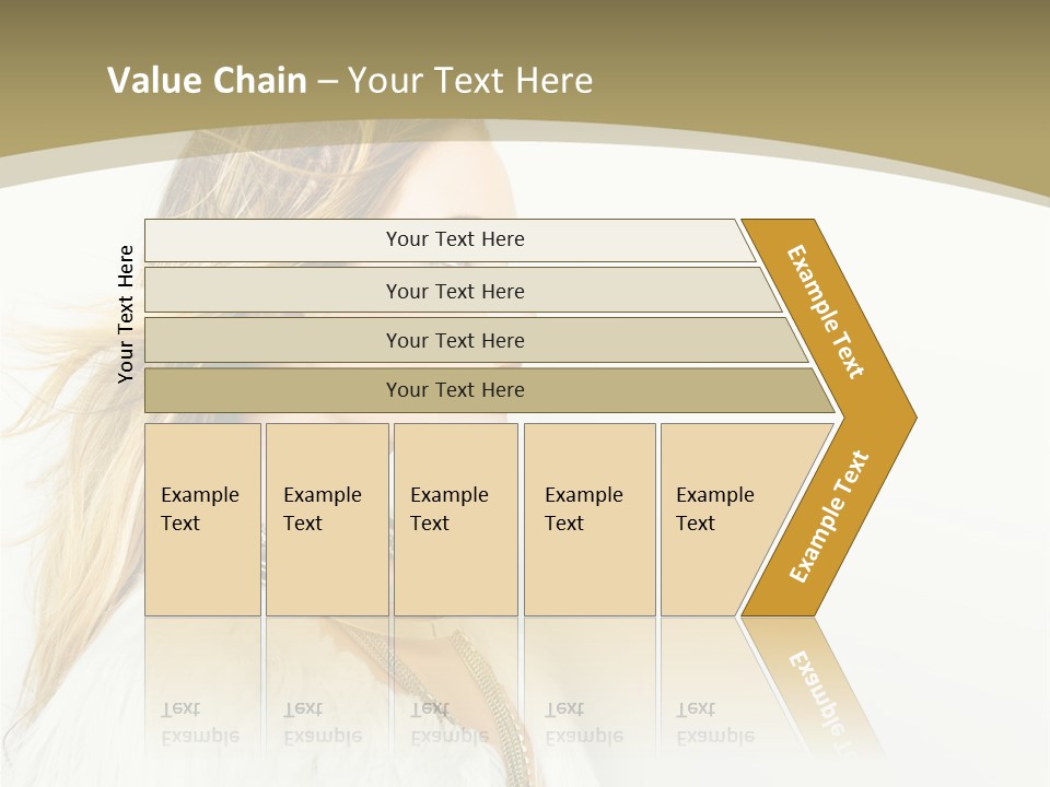 Hairstyle Contemporary Sexy PowerPoint Template