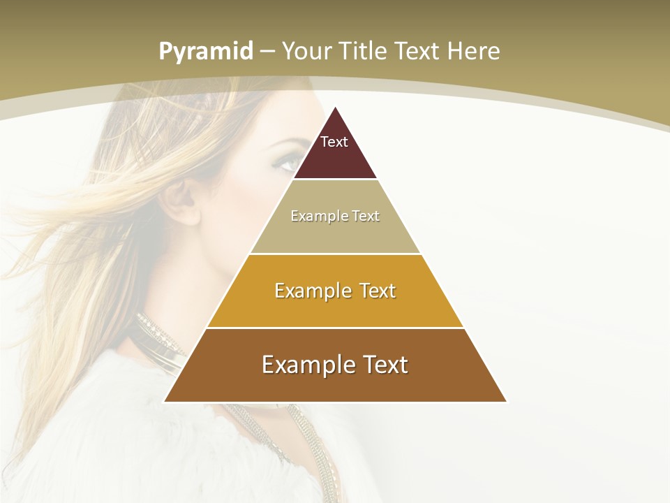 Hairstyle Contemporary Sexy PowerPoint Template