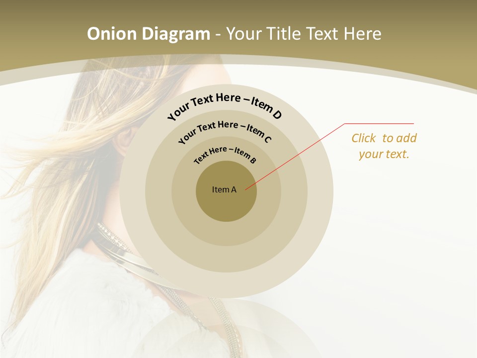 Hairstyle Contemporary Sexy PowerPoint Template