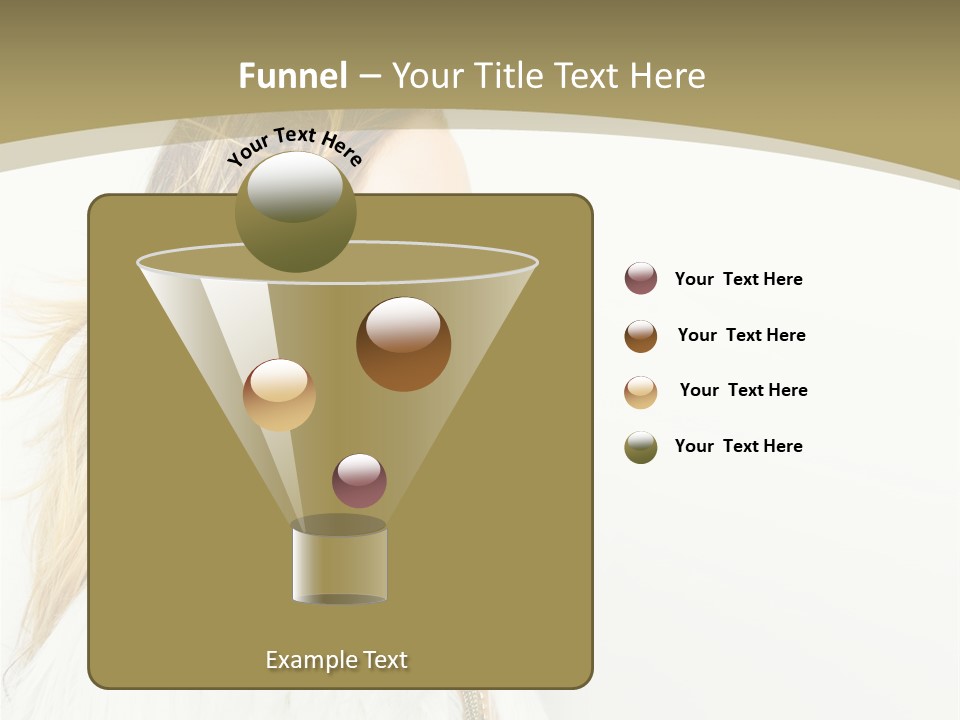Hairstyle Contemporary Sexy PowerPoint Template