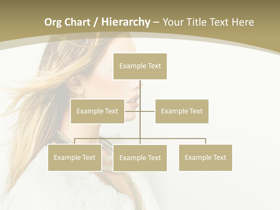 Hairstyle Contemporary Sexy PowerPoint Template