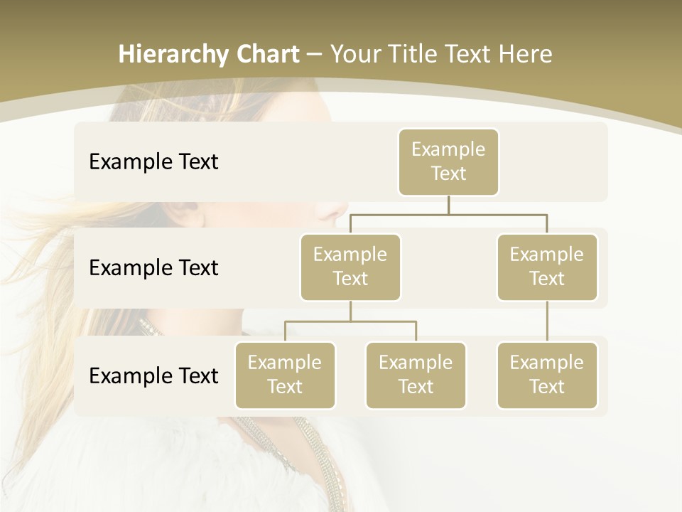 Hairstyle Contemporary Sexy PowerPoint Template