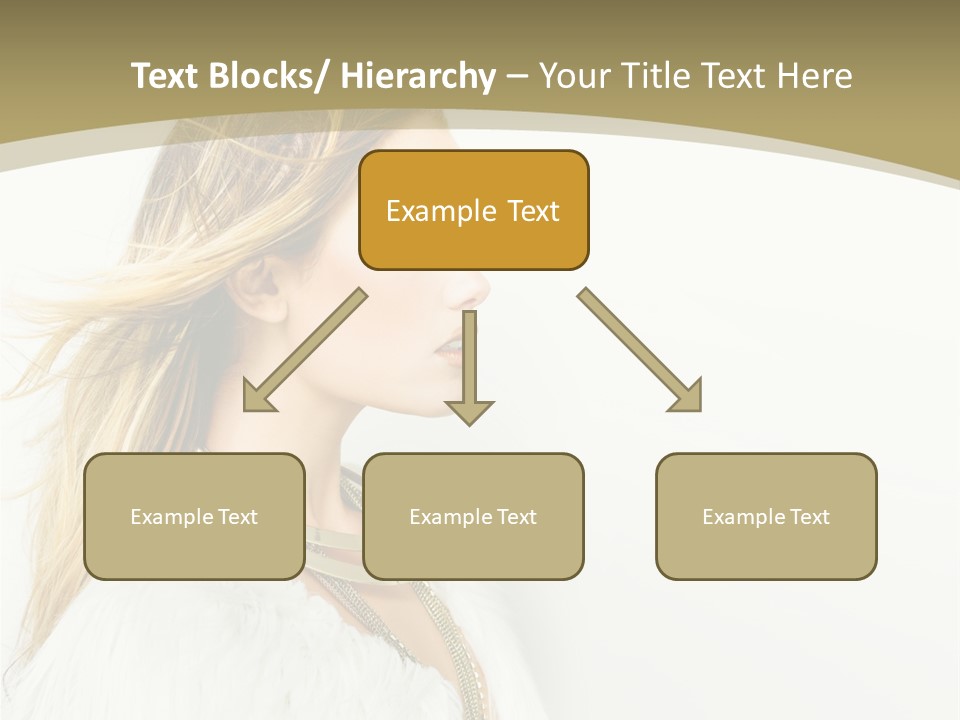 Hairstyle Contemporary Sexy PowerPoint Template