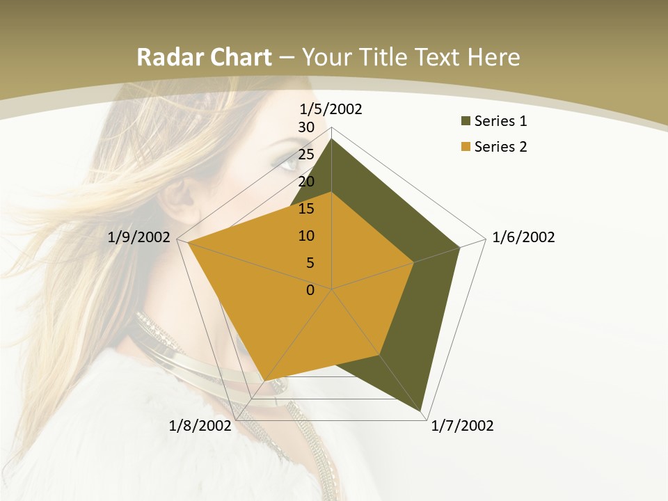 Hairstyle Contemporary Sexy PowerPoint Template