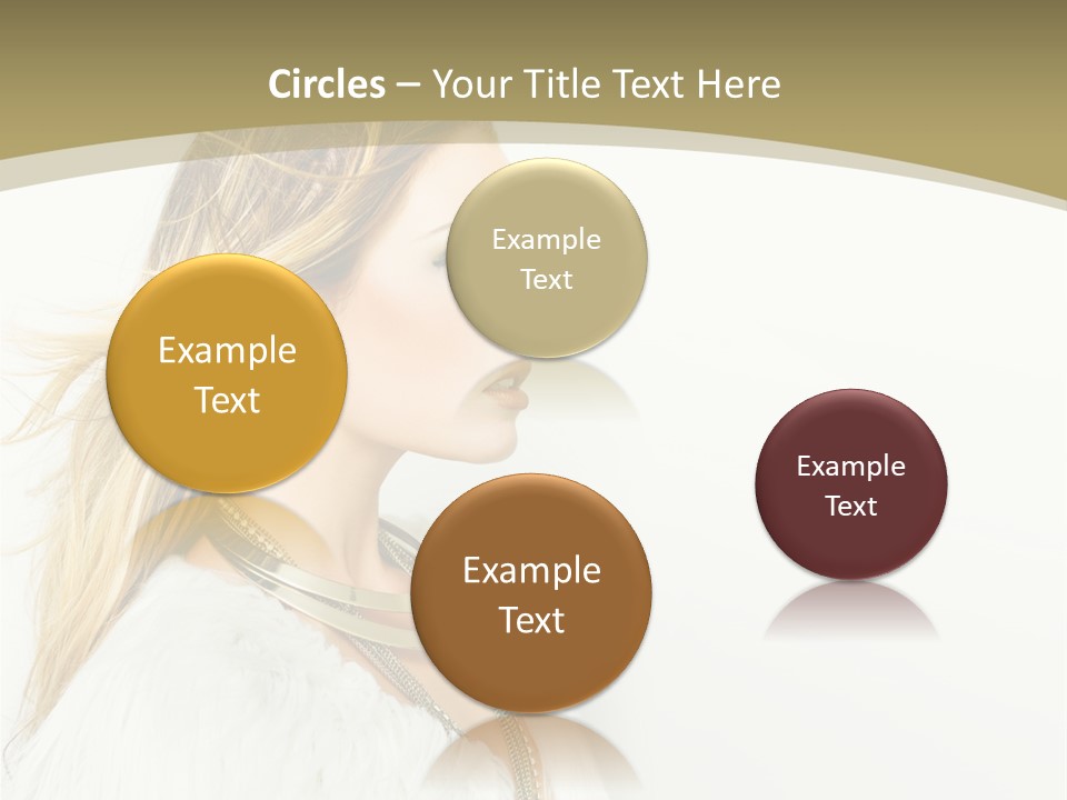 Hairstyle Contemporary Sexy PowerPoint Template