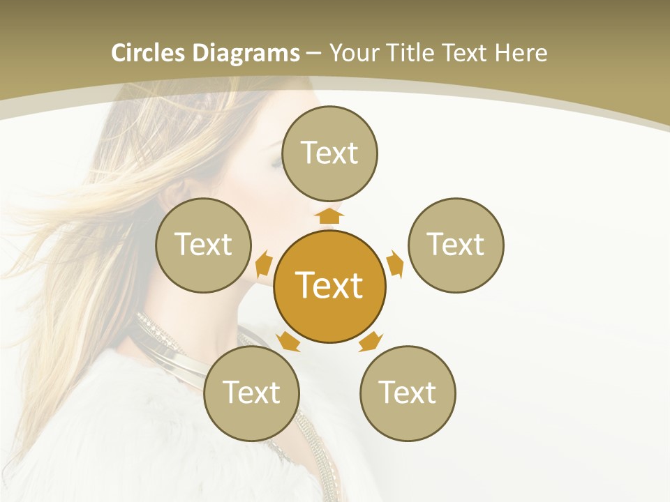 Hairstyle Contemporary Sexy PowerPoint Template