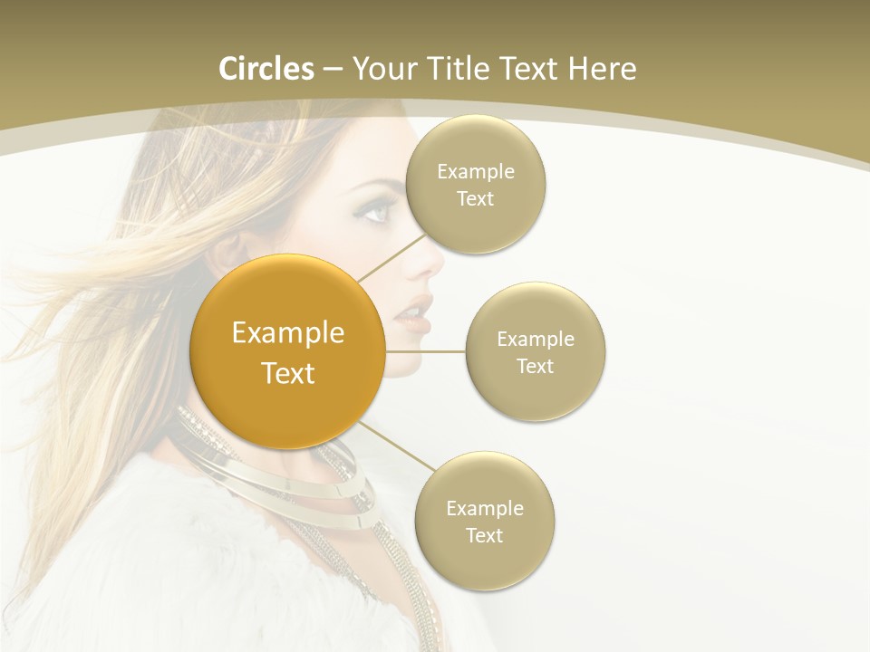 Hairstyle Contemporary Sexy PowerPoint Template